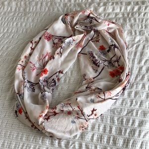 H&M Floral Pattern Infinity Scarf
